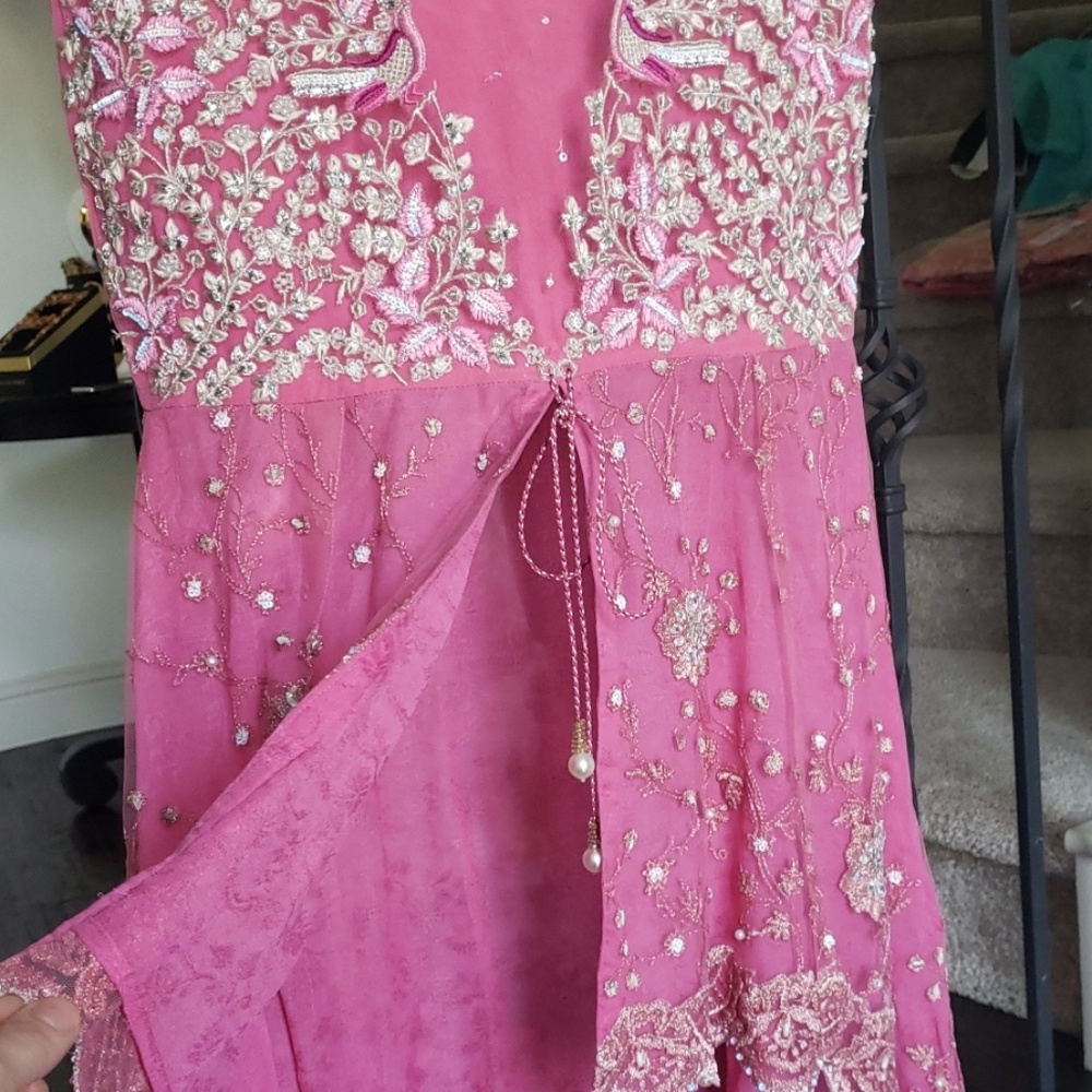 Designer Small Pakistani Indian Outfit - image 5